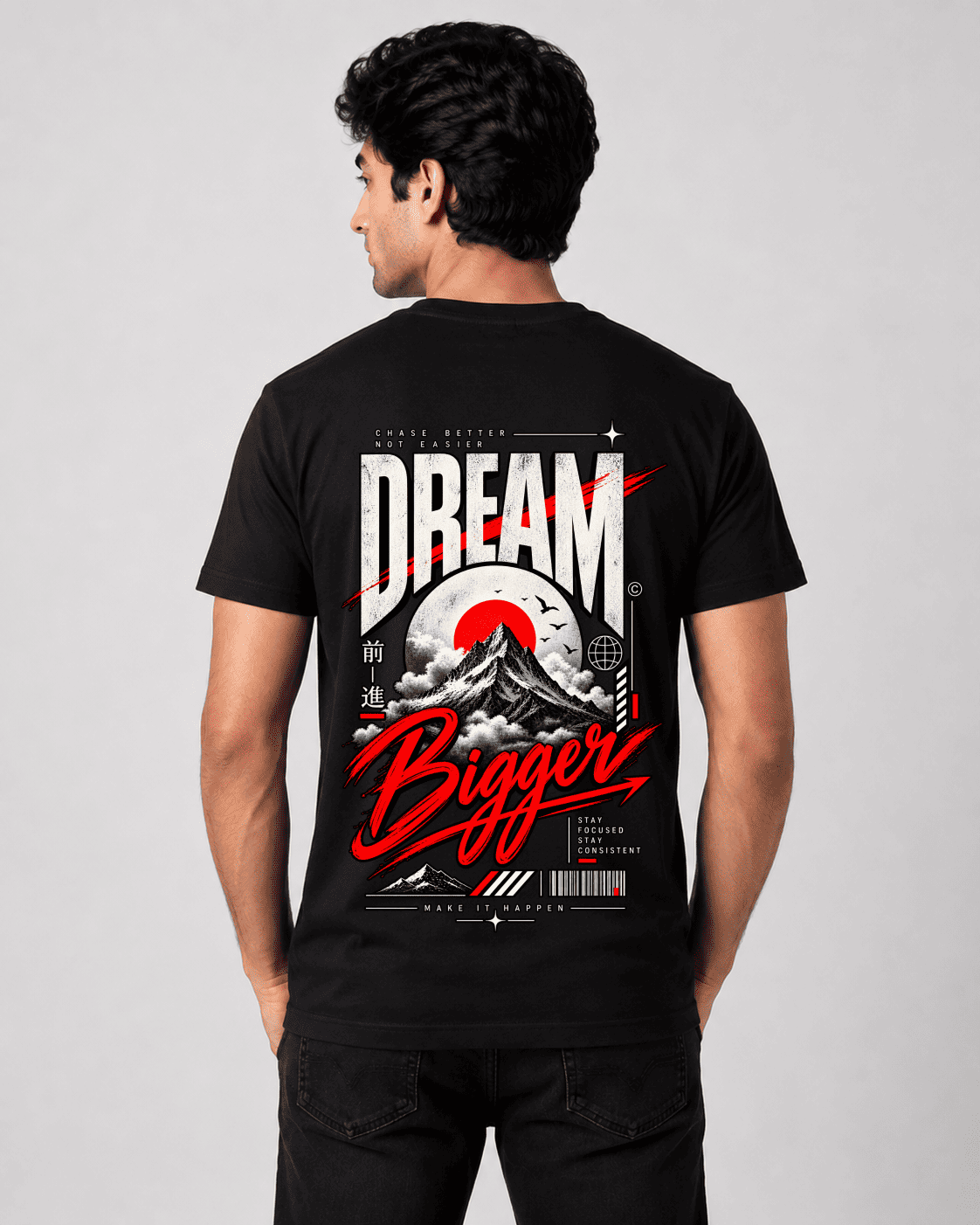 Dream Bigger Mountain Graphic T-Shirt